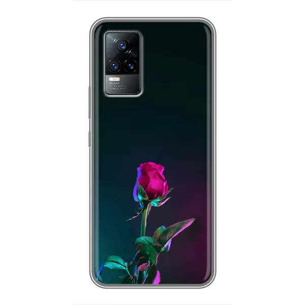 Чехол с рисунком «Ночная роза» для Vivo V21E Чехол с рисунком «Ночная роза» для Vivo V21E