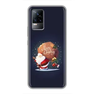 Чехол Санта Клаус для Vivo V21E (Подарки от Санты)