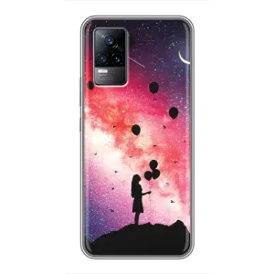 Силиконовые Чехлы Любимому человеку для Vivo V21E (Шарики в небе)