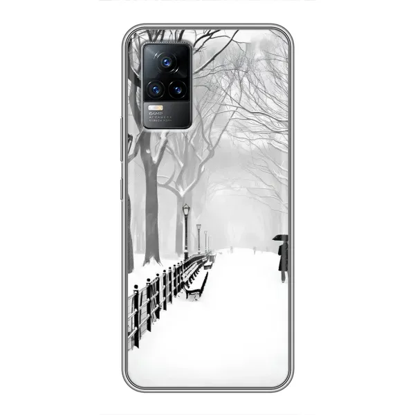 Чехол с рисунком «Снегом замело» для Vivo V21E Чехол с рисунком «Снегом замело» для Vivo V21E