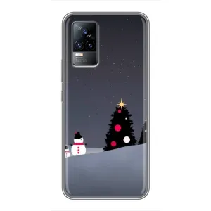 Чехлы на Новый Год Vivo V21E (Снеговички)