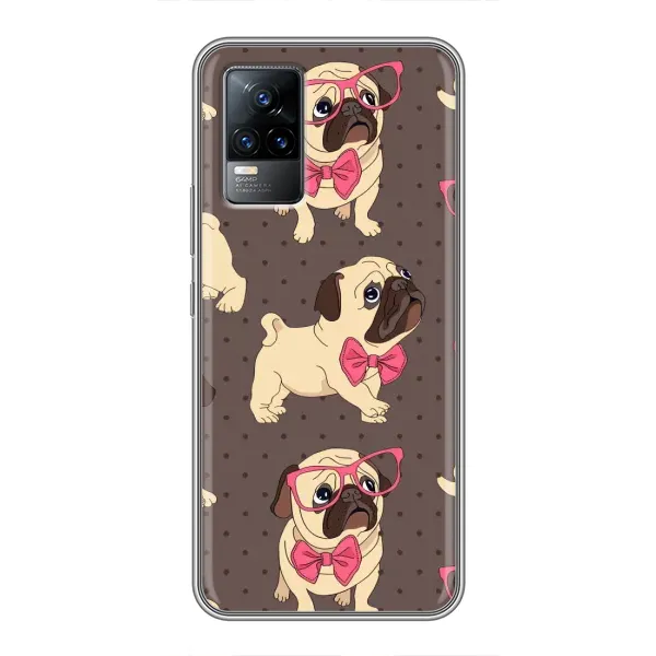 Чехол с рисунком «Собачки Мопсики» для Vivo V21E Чехол с рисунком «Собачки Мопсики» для Vivo V21E