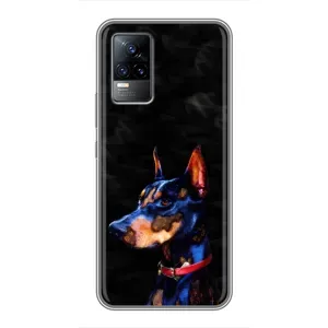 Бампер для Vivo V21E з картинкою "Песики" (Собака Мопсік)