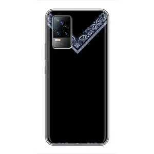 Силиконовый Чехол на Vivo V21E (Воротник вышиванки)