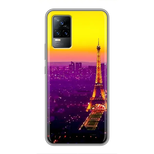 Чехол с рисунком «Яркая башня» для Vivo V21E Чехол с рисунком «Яркая башня» для Vivo V21E
