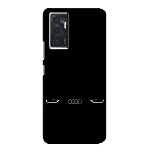 Силиконовый бампер с картинкой машины на Vivo V23e (Силует Audi)