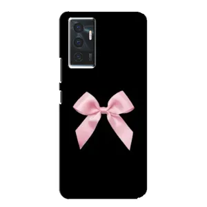 Чехол банты для Vivo V23e (Бант на черном)