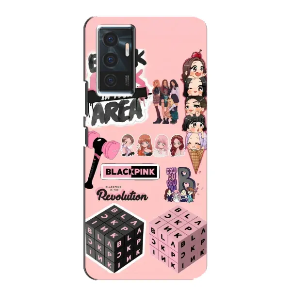 Чехол с рисунком «BLACK PINK коллаж» для Vivo V23e Чехол с рисунком «BLACK PINK коллаж» для Vivo V23e