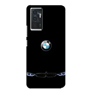 Силиконовый бампер с картинкой машины на Vivo V23e (Черный BMW)