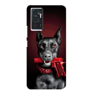 Чехол ДОБЕРМАН для Vivo V23e (Доберман злой)