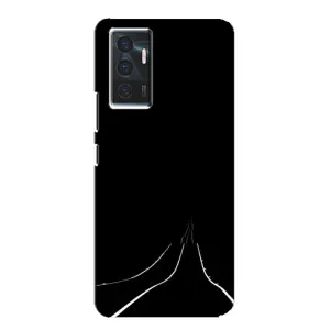 Чохол з картинками на чорному фоні для Vivo V23e (Дорога)