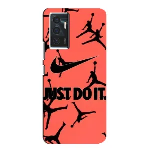 Силиконовый Чехол Nike Air Jordan на Виво В23Е (Just Do It)
