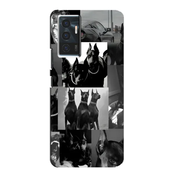 Чехол с рисунком «Коллаж Доберман» для Vivo V23e Чехол с рисунком «Коллаж Доберман» для Vivo V23e