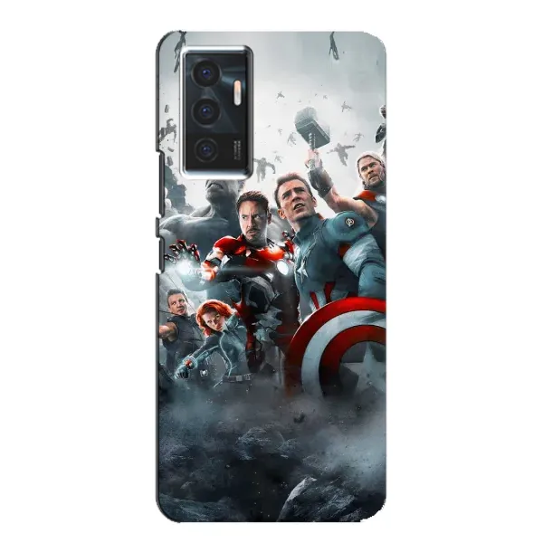 Чехол с рисунком «Команда марвел» для Vivo V23e