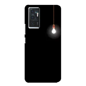 Чохол з картинками на чорному фоні для Vivo V23e (Лампочка)