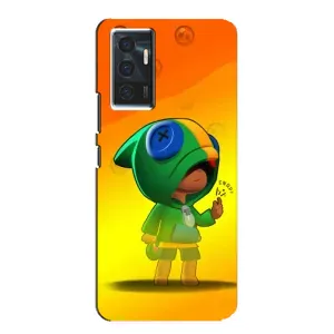 Чехол Бравл Старс для Vivo V23e (LEON в кофте)