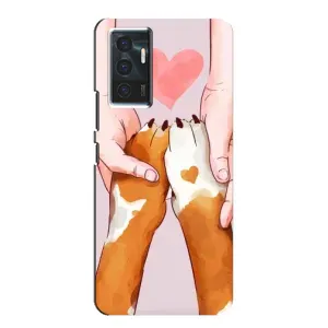 Чехол (ТПУ) Милые собачки для Vivo V23e (Любовь к собакам)