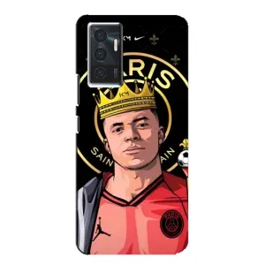 Чехол (TPU) с Футболистом на Vivo V23e (Mbappe King)