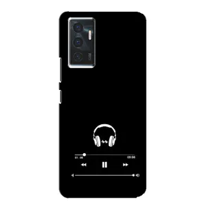 Чохол з картинками на чорному фоні для Vivo V23e (Плеєр)