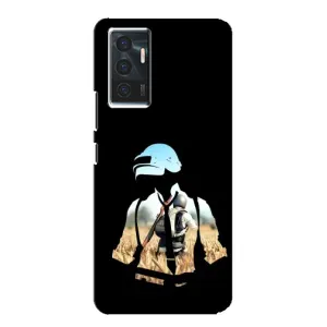 Силиконовый чехол с картинкой "Герой Pubg" на Vivo V23e (Пубг мен)