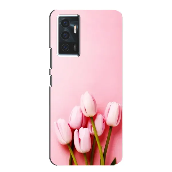 Чехол с рисунком «Розовые тюльпаны» для Vivo V23e Чехол с рисунком «Розовые тюльпаны» для Vivo V23e