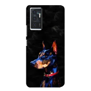 Бампер для Vivo V23e с картинкой "Песики" (Собака Мопс)