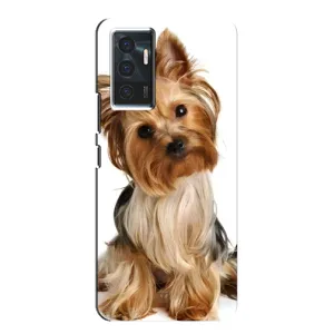 Чехол (ТПУ) Милые собачки для Vivo V23e (Собака Терьер)