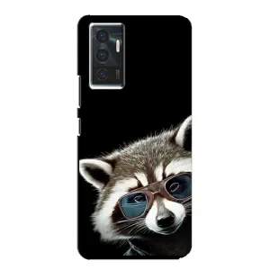 Силиконовый Чехол с Енотами на Vivo V23e (Стильный Енот)