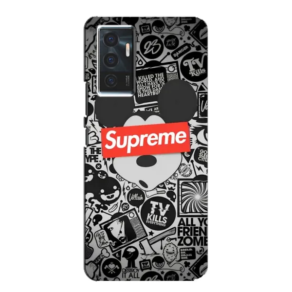 Чехол с рисунком «Supreme Маус» для Vivo V23e Чехол с рисунком «Supreme Маус» для Vivo V23e