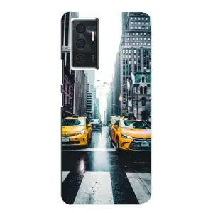 Силиконовый бампер (Работники) на Vivo V23e (Такси)