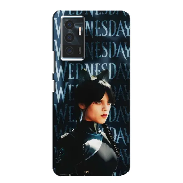 Чехол с рисунком «Уэнздей с ушками» для Vivo V23e Чехол с рисунком «Уэнздей с ушками» для Vivo V23e