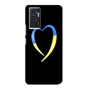 Силиконовый Чехол на Vivo V23e (Я-Украина) (Украинское сердце)