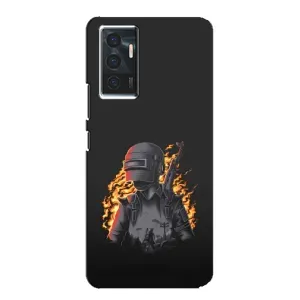 Чохол з картинкою "Герой Pubg" на Vivo V23e (В полум'ї)