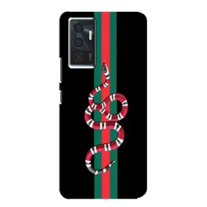 Чехлы Бренд GUCCI для Vivo V23e (Змей Гуччи)
