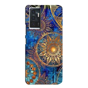 Чохли з сенсом на Vivo V23e (Золоті узори)
