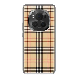 Чехол с Брендами одежды на ВиВо Х200 ПРО (Burberry стиль)