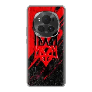 Чехлы УПА (Красно-Чёрный) на ViVO X200 PRO (Герб в цвете УПА)