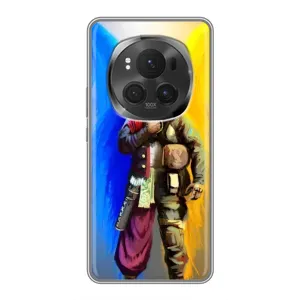 Чехол с картинкой (Патриотический КОЗАК) на ViVO X200 PRO (Козак с крыльями)