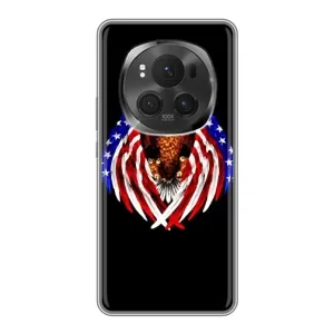 Чехол Флаг USA для ViVO X200 PRO (Крылья США)