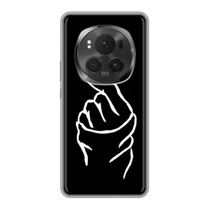 Чехлы (Знак сердечка) на ViVO X200 PRO (Сердце на черном)