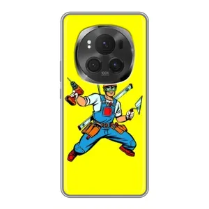 Силиконовый бампер (Работники) на ViVO X200 PRO (Строитель)