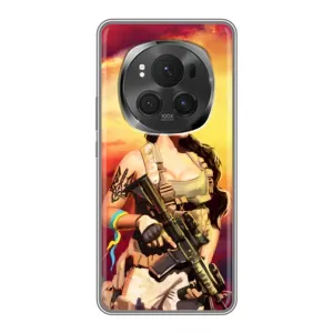 ЗСУ Чохли (TPU) для ViVO X200 PRO (Жінка солдат)