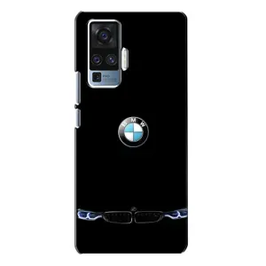 Силіконовий бампер з картинкою машини на Vivo X50 Pro (Чорний BMW)
