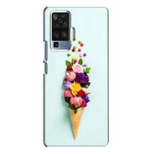Чохли з тематикою "КВІТИ" на Vivo X50 Pro (Квітка-морозиво)