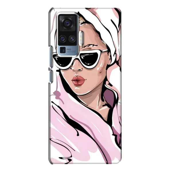 Чехол с рисунком «Девушка в халате» для Vivo X50 Pro Чехол с рисунком «Девушка в халате» для Vivo X50 Pro