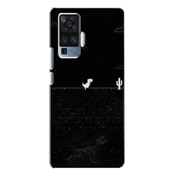 Чехол с рисунком «Динозаврик» для Vivo X50 Pro Чехол с рисунком «Динозаврик» для Vivo X50 Pro