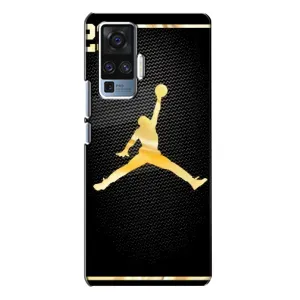 Силиконовый Чехол Nike Air Jordan на Виво Х50 Про (Джордан 23)