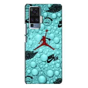 Силиконовый Чехол Nike Air Jordan на Виво Х50 Про (Джордан Найк)