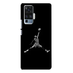 Силиконовый Чехол Nike Air Jordan на Виво Х50 Про (Джордан)