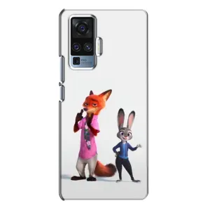 Силиконовый чехол с принтом Зоотрополіс для Vivo X50 Pro (Джуди и Ник)